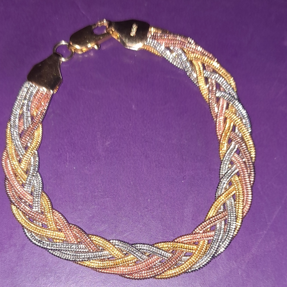 Tricolor Twisted Bracelet